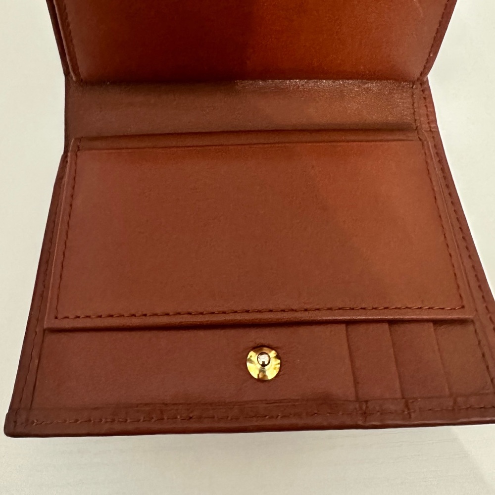 Vintage BURBERRY'S Plaid Print Compact Wallet 284$ Clippers ball. Coins wallet - Picture 3 of 14